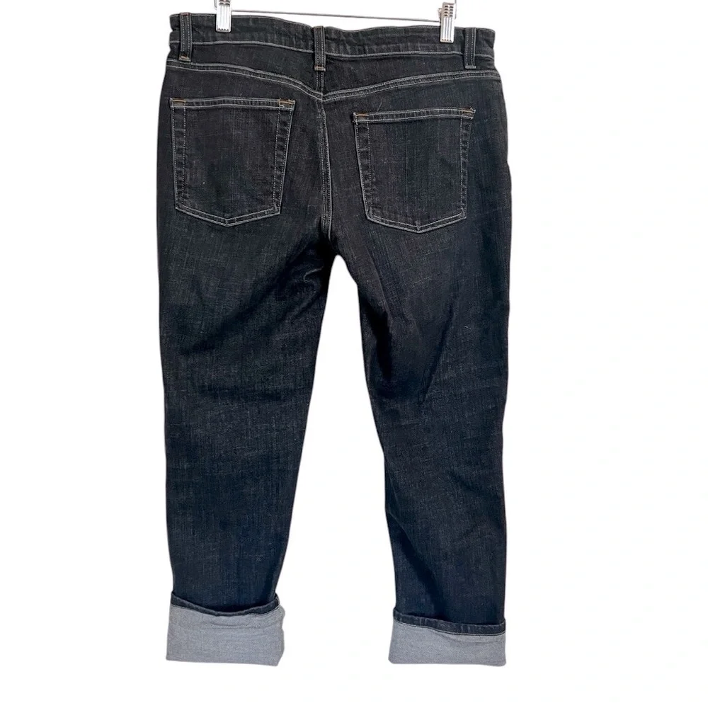 Eileen Fisher Women’s Black Denim Jeans Mid Rise Size 8